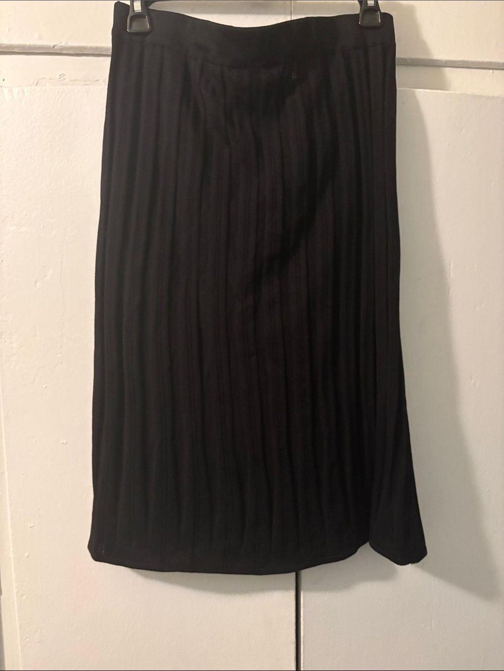 Misook Black Pleated Midi Skirt - Picture 4 of 4